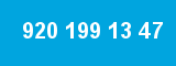920 199 13 47 920 199 13 47